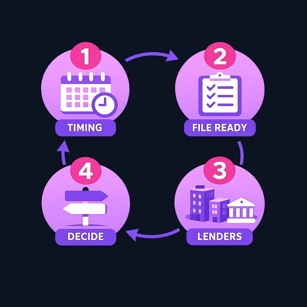 Four-step decision framework for FHA loan readiness after Chapter 7 bankruptcy