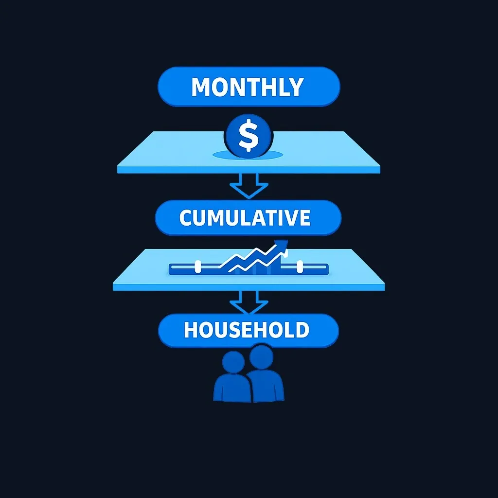 Three-layer framework for Social Security claiming decisions