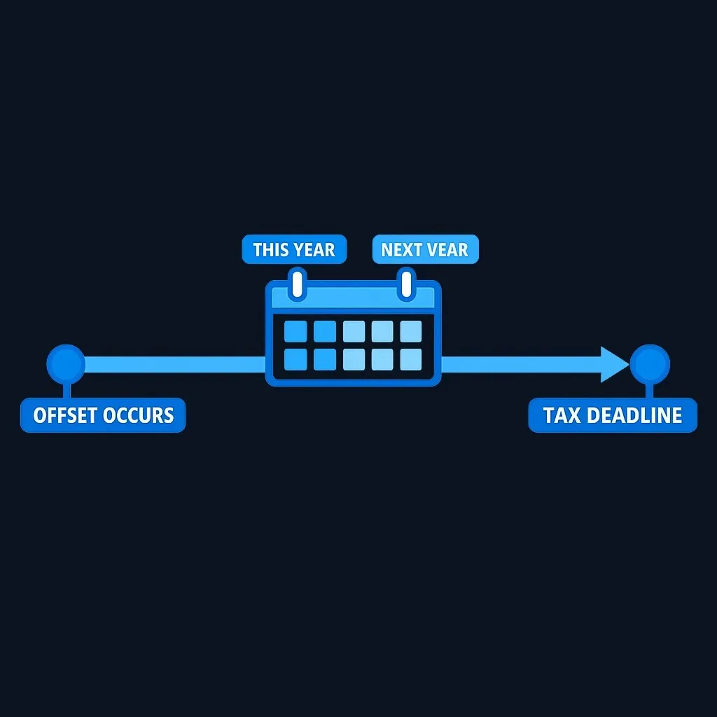 Timeline showing QPLO rollover deadline extending to tax return due date