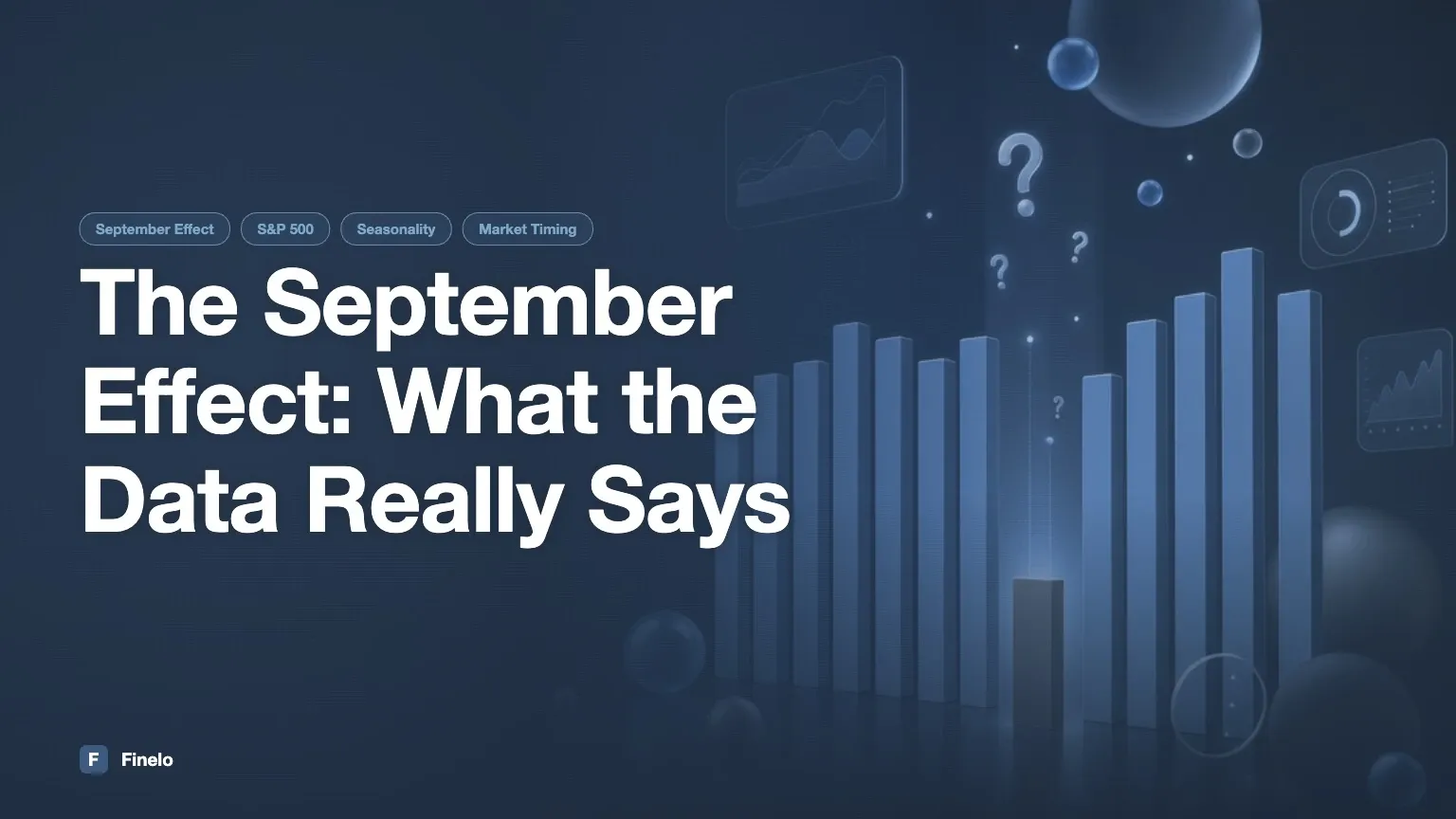 El efecto septiembre explicado: lo que realmente dicen los datos del mercado de valores — Finelo Blog