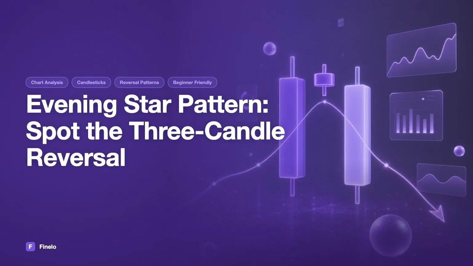 Evening Star Pattern: How to Identify a Three-Candle Reversal — Finelo Blog