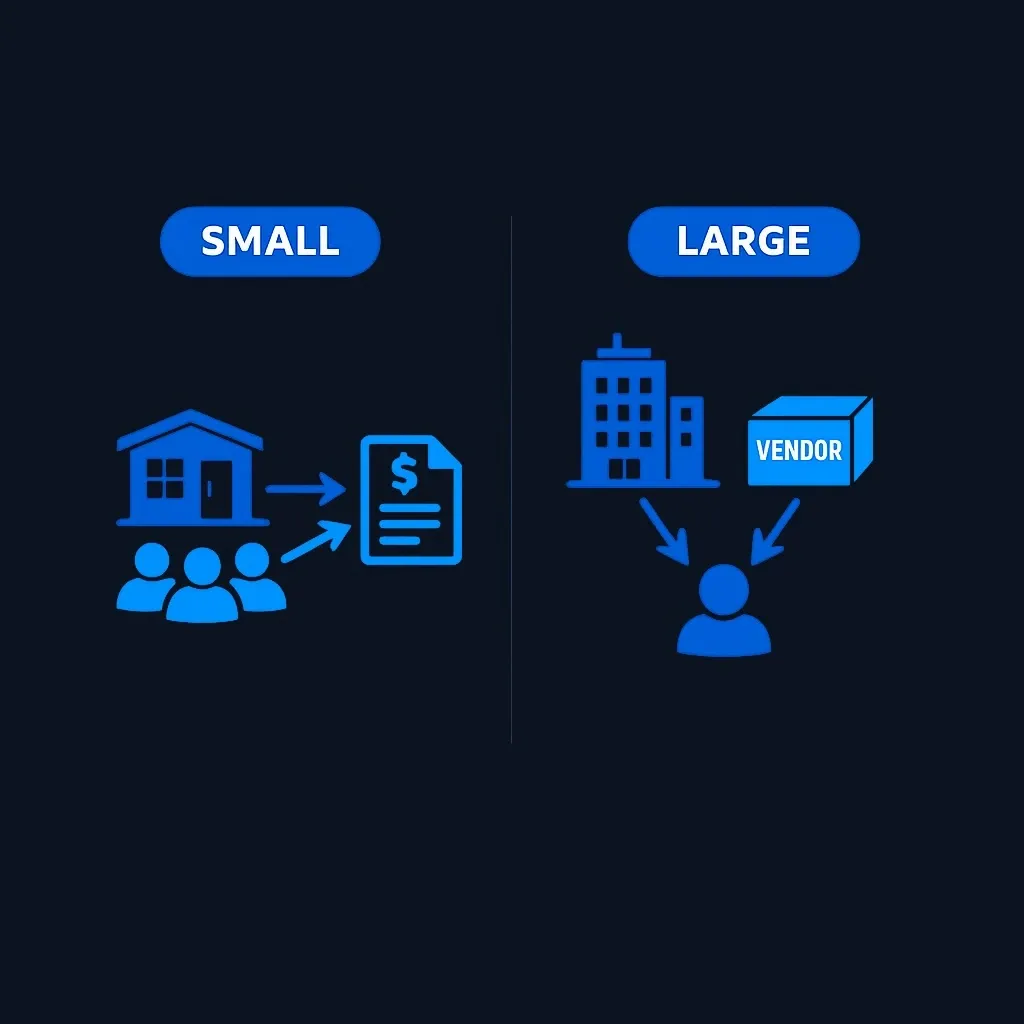 Comparison of 401(k) loan visibility at small versus large employers