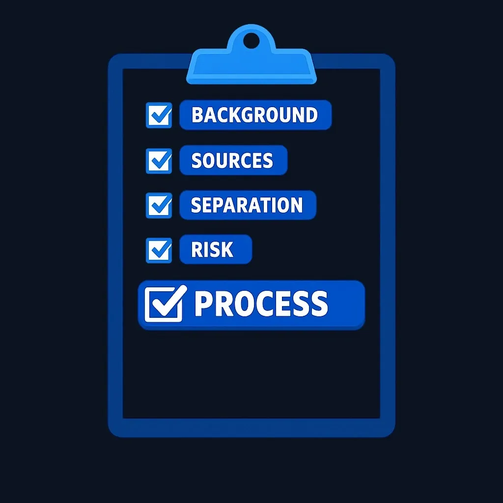 Five-point credibility checklist for evaluating investing YouTube channels
