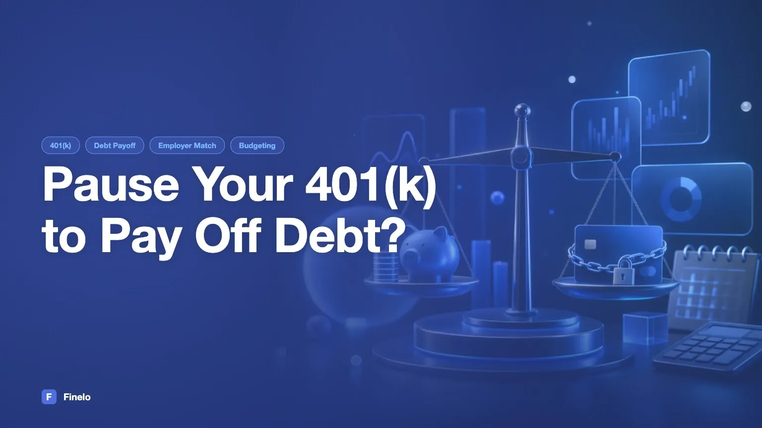 Should you stop contributing to a 401(k) to pay off debt? — Finelo Blog