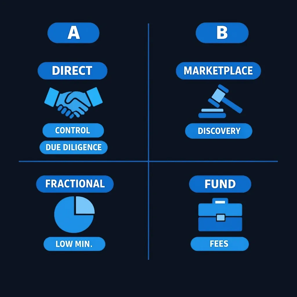 Comparison of four ways to invest in music royalties