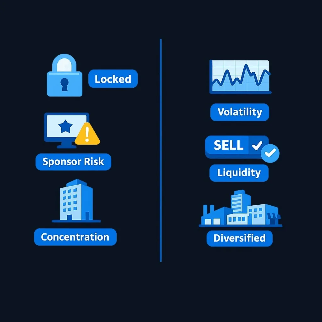 Risk comparison framework for crowdfunding versus REITs
