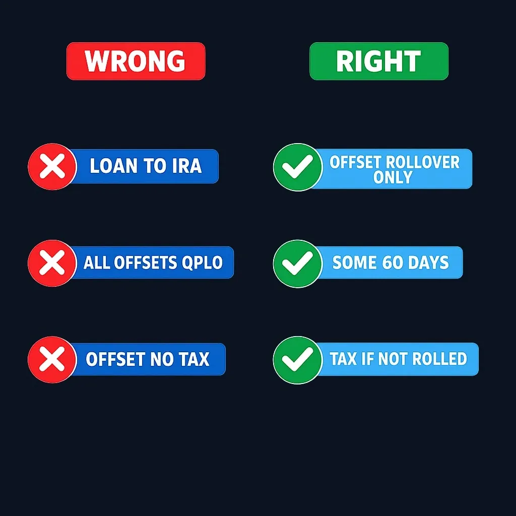Common mistakes versus correct understanding comparison chart